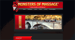 Desktop Screenshot of monstersofmassage.com